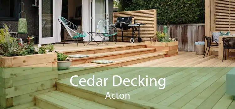 Cedar Decking Acton